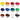 LQX BASICS 12X22ML PAINT SET 887452032069 [SWATCH CHART]