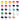 LQX BASICS 24X22ML PAINT SET 887452028543 [SWATCH CHART]