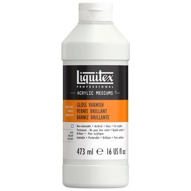 LQX ACRYLIC MEDIUMS 473ML GLOSS VARNISH 094376931372