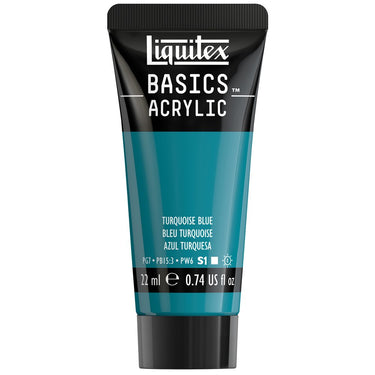 LQX BASICS ACRYLIC 22ML 046 TURQUOISE BLUE 887452030911
