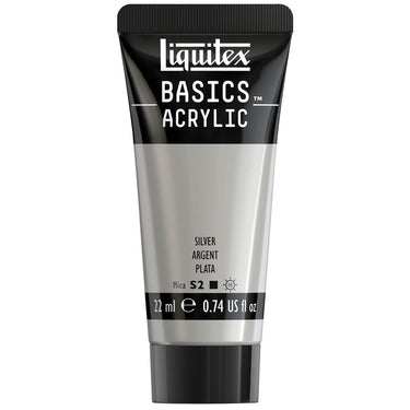 LQX BASICS ACRYLIC 22ML 052 SILVER 094376975499