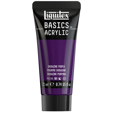 LQX BASICS ACRYLIC 22ML 186 DIOXAZINE PURPLE 094376975260