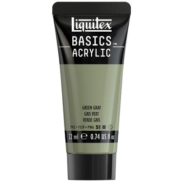 LQX BASICS ACRYLIC 22ML 205 GREEN GRAY 887452030966