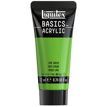 LQX BASICS ACRYLIC 22ML 222 LIME GREEN 887452030805