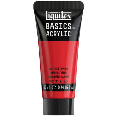 LQX BASICS ACRYLIC 22ML 292 NAPHTHOL CRIMSON 094376975369