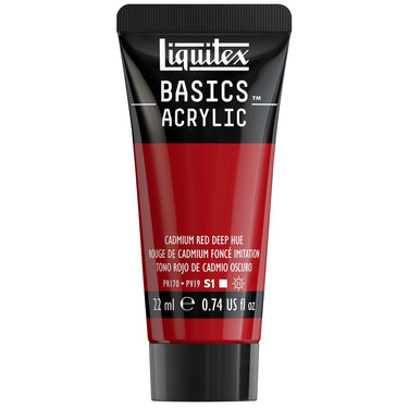 LQX BASICS ACRYLIC 22ML 311 CADMIUM RED DEEP HUE 094376975154