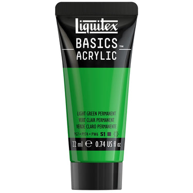 LQX BASICS ACRYLIC 22ML 312 LIGHT GREEN PERMANENT 094376975321