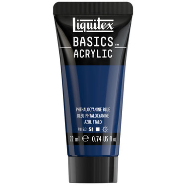 LQX BASICS ACRYLIC 22ML 316 PHTHALOCYANINE BLUE 094376975390