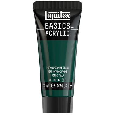 LQX BASICS ACRYLIC 22ML 317 PHTHALOCYANINE GREEN 094376975406