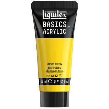 LQX BASICS ACRYLIC 22ML 410 PRIMARY YELLOW 094376975437