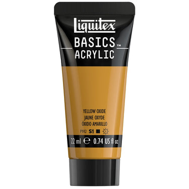 LQX BASICS ACRYLIC 22ML 416 YELLOW OXIDE 094376975536