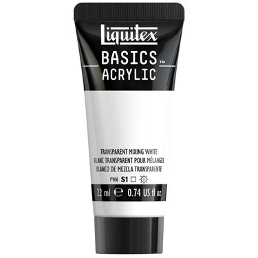 LQX BASICS ACRYLIC 22ML 430 TRANSPARENT MIXING WHITE 887452030768