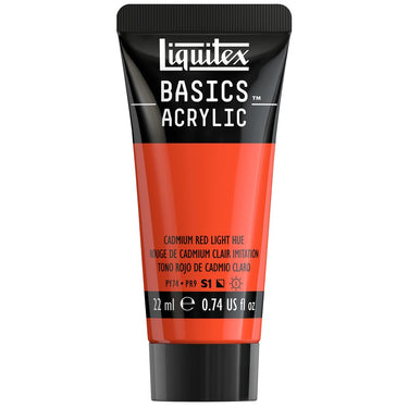 LQX BASICS ACRYLIC 22ML 510 CADMIUM RED LIGHT HUE 094376975161