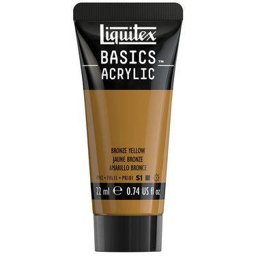 LQX BASICS ACRYLIC 22ML 530 BRONZE YELLOW 094376975116