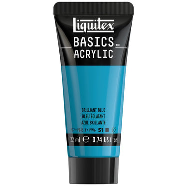 LQX BASICS ACRYLIC 22ML 570 BRILLIANT BLUE 887452030829