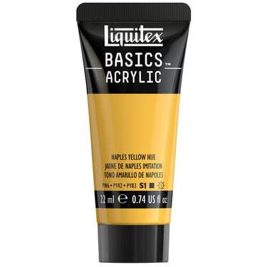 LQX BASICS ACRYLIC 22ML 601 NAPLES YELLOW HUE 094376975376