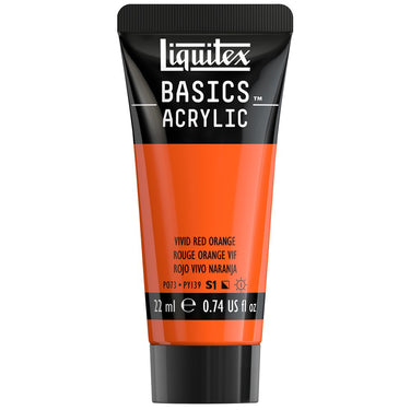 LQX BASICS ACRYLIC 22ML 620 VIVID RED ORANGE 887452030942