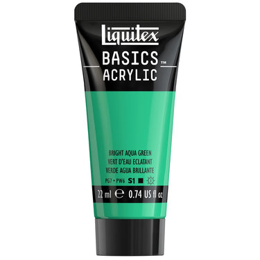 LQX BASICS ACRYLIC 22ML 660 BRIGHT AQUA GREEN 094376975079