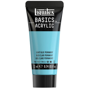 LQX BASICS ACRYLIC 22ML 770 LIGHT BLUE PERMANENT 094376975307