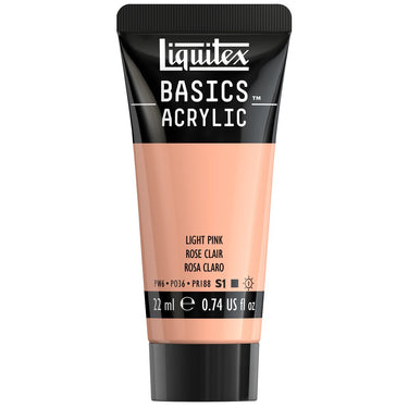 LQX BASICS ACRYLIC 22ML 810 LIGHT PINK 094376975338
