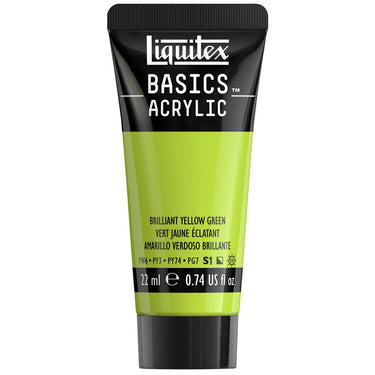 LQX BASICS ACRYLIC 22ML 840 BRILLIANT YELLOW GREEN 094376975093