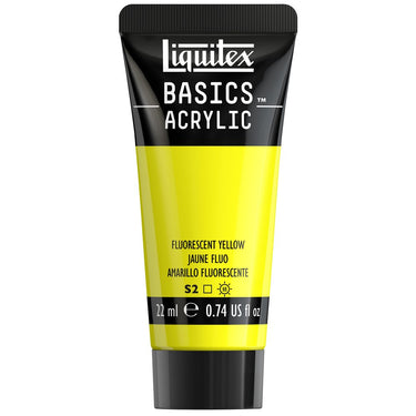 LQX BASICS ACRYLIC 22ML 981 FLUORESCENT YELLOW 887452030904