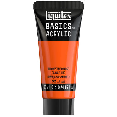 LQX BASICS ACRYLIC 22ML 982 FLUORESCENT ORANGE 887452030874