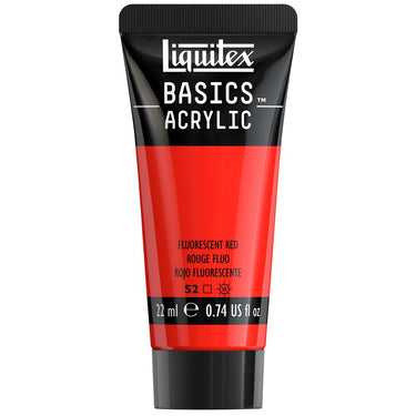 LQX BASICS ACRYLIC 22ML 983 FLUORESCENT RED 887452030898