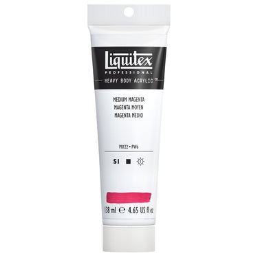 LQX HEAVY BODY ACRYLIC 138ML 500 MEDIUM MAGENTA 887452048886