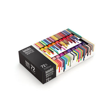 LQX BASICS ACRYLIC COLOUR SET 72X22ML_887452050209