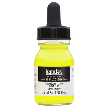 LQX ACRYLIC INK 30ML FLUORESCENT YELLOW 887452048534