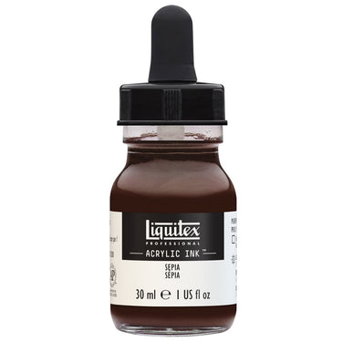 LQX ACRYLIC INK 30ML SEPIA 887452047704